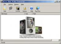 Alive Zune Video Converter 1.9.0.9 screenshot. Click to enlarge!