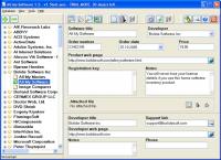 All My Software 1.6 free screenshot. Click to enlarge!
