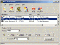 Allok Video Joiner for to mp4 5.0 screenshot. Click to enlarge!