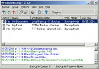 AlmerBackup 4.8 screenshot. Click to enlarge!