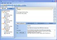 Alnera FeedWorkshop RSS Editor 1.1 screenshot. Click to enlarge!