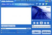 Altdo MOV to AVI DVD Converter&Burner 8.5 screenshot. Click to enlarge!