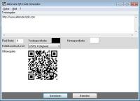 Alternate QR Code Generator 1.740 screenshot. Click to enlarge!