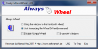 AlwaysMouseWheel 3.66 screenshot. Click to enlarge!