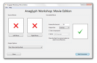 Anaglyph Workshop 2.9.0 screenshot. Click to enlarge!