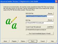 Ancestral Author 2.9 screenshot. Click to enlarge!