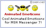 Animated MSN Emoticons Set #1 1.0 screenshot. Click to enlarge!