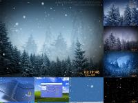 Animated SnowFlakes Screensaver 2.9.8 screenshot. Click to enlarge!