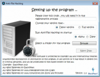 Anti-File Hacking 2.0 screenshot. Click to enlarge!