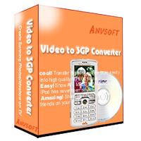 Anvsoft Video to 3GP Converter for to mp4 5.0 screenshot. Click to enlarge!