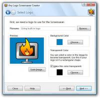 Any Logo Screensaver Creator 4.5 screenshot. Click to enlarge!