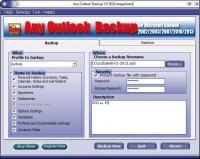 Any Outlook Backup 2.90 screenshot. Click to enlarge!