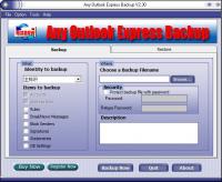 Any Outlook Express Backup 2.30 screenshot. Click to enlarge!