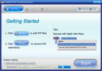 AnyBizSoft PDF Password Remover 1.1.0 screenshot. Click to enlarge!
