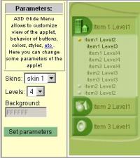 Anything3D Glide Menu 1.0 screenshot. Click to enlarge!