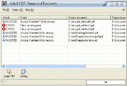 Ap PDF Password Recovery command line 3.1 screenshot. Click to enlarge!