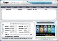 Apex Zune Video Converter 6.0 screenshot. Click to enlarge!