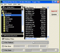 AppendToFiles 1.08 screenshot. Click to enlarge!