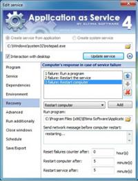 Application as Service 4.0.160 screenshot. Click to enlarge!