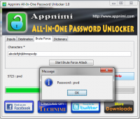 Appnimi All-In-One Password Unlocker 2.0.2 screenshot. Click to enlarge!