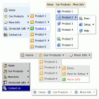Apycom DHTML Menu 2.80 screenshot. Click to enlarge!