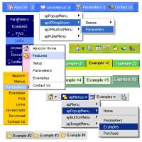Apycom Java Menus and Buttons 5.00 screenshot. Click to enlarge!