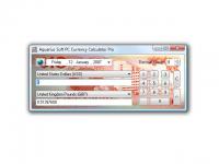 Aquarius Soft PC Currency Calculator Pro 2.8c screenshot. Click to enlarge!