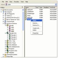 Archive & Restore 1.2.1.478 screenshot. Click to enlarge!