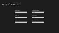 Area Convert for Windows 8 0.1.0.1 screenshot. Click to enlarge!