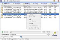 Arial Audio Converter 3.5.16 screenshot. Click to enlarge!