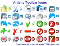Artistic Toolbar Icons 2013.1 screenshot. Click to enlarge!