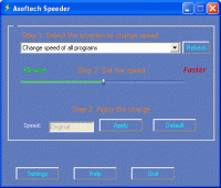 Asoftech Speeder 2.15 screenshot. Click to enlarge!
