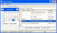 Astice Calendar 1.2.x screenshot. Click to enlarge!