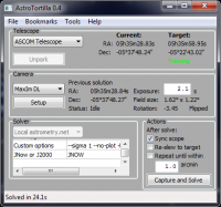 AstroTortilla 0.6.0.0 screenshot. Click to enlarge!