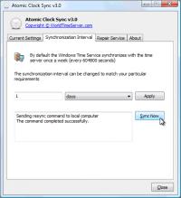 Atomic Clock Sync 3.5.0.0 screenshot. Click to enlarge!