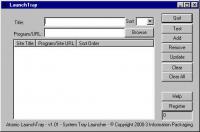 Atomic Launch Tray 1.01 screenshot. Click to enlarge!