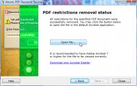 Atomic PDF Password Recovery 3.10 screenshot. Click to enlarge!