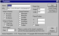 Atomic Popup Wizard 1.01 screenshot. Click to enlarge!