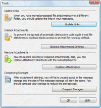 Attachments Processor for Outlook 4.4 screenshot. Click to enlarge!