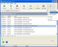 Audio Burner Plus 2.0 screenshot. Click to enlarge!