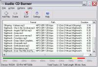 Audio CD Burner 4.7.0.0 screenshot. Click to enlarge!