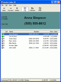 Audio Caller ID 4.4.100 screenshot. Click to enlarge!
