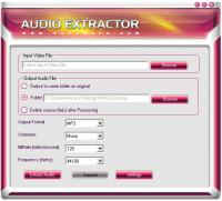 Audio Extractor 2.0.0.0 screenshot. Click to enlarge!