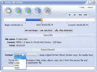 Audio File Cutter 7.0 screenshot. Click to enlarge!