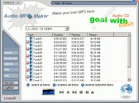 Audio MP3 Maker 1.18 screenshot. Click to enlarge!