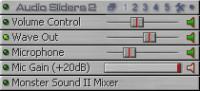 Audio Sliders 4.2 screenshot. Click to enlarge!