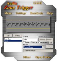 Audio Zone Trigger 1.6 screenshot. Click to enlarge!