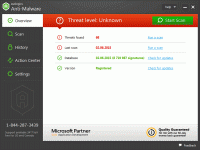 Auslogics Anti-Malware 1.9.3.0 screenshot. Click to enlarge!