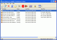 Auto Backup for MySQL Professional 3.2 screenshot. Click to enlarge!