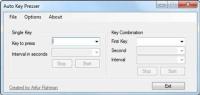 Auto Key Presser 0.0.7 screenshot. Click to enlarge!